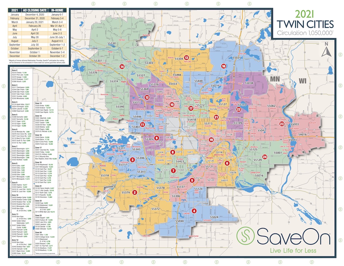 Business - Regional Maps | SaveOn