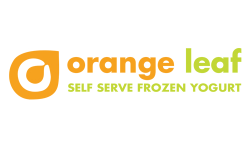 orange with leaf logo