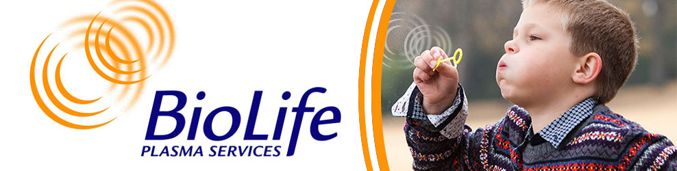 BioLife Plasma Services in Mounds View, MN banner