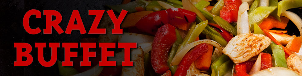 Crazy Buffet at Crystal Shopping Center banner