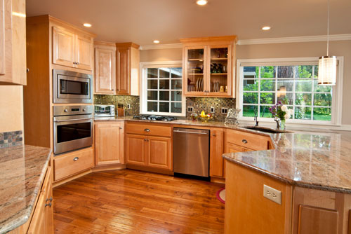 $4,500 10' x 12' Kitchen with Maple or Oak Cabinets Installed at LaFata Cabinets