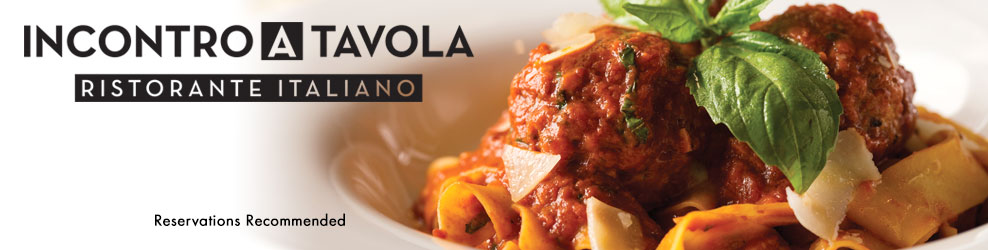 Incontro A Tavola Ristorante Italiano in South Barrington, IL banner