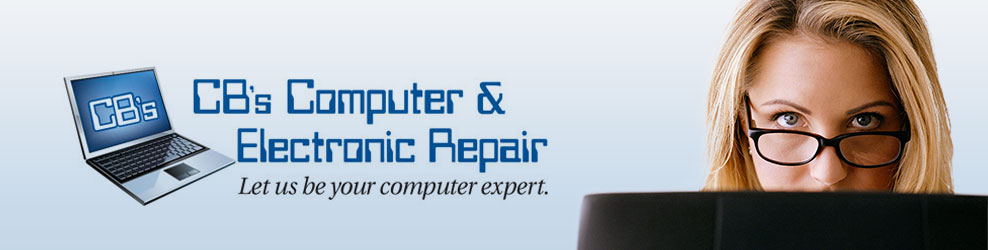 CB's Computer & Electronic Repair in Southgate, MI banner