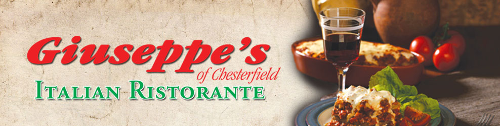 Giuseppe's Italian Ristorante of Chesterfield banner