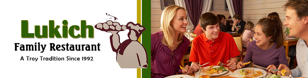 Lukich Family Restaurant in Troy, MI banner