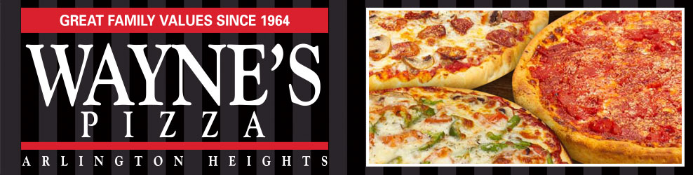 Wayne's Pizza in Arlington Hts, IL banner