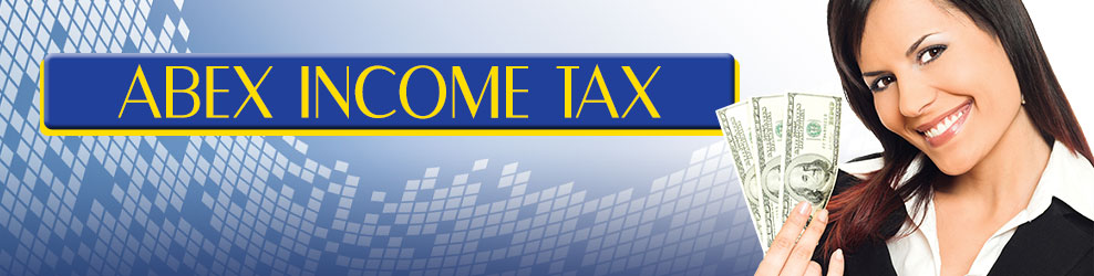 Abex Income Tax in Clinton Twp., MI banner