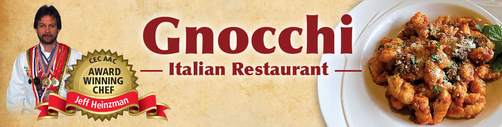 Gnocchi Italian Restaurant in Clinton Twp., MI banner