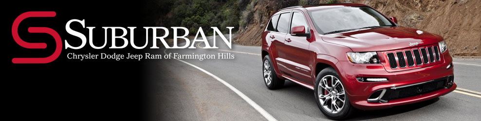 Suburban Chrysler Dodge Jeep Ram of Farmington Hills banner