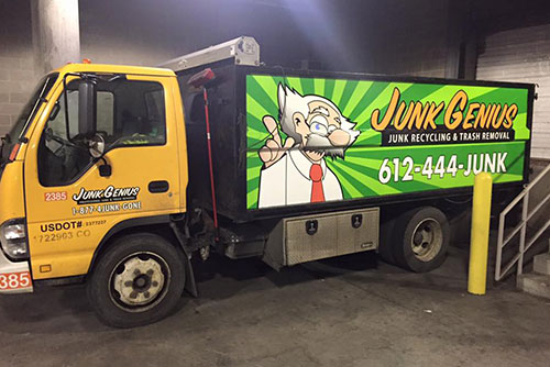 Junk Genius Bag – Locally owned dumpster bag service Twin Cities MN