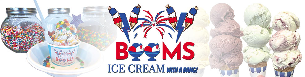 Booms Ice Cream Shop in Hugo, MN banner