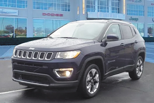 2021 JEEP COMPASS LIMITED $325/MO Lease at Parkway Dodge Chrysler Jeep
