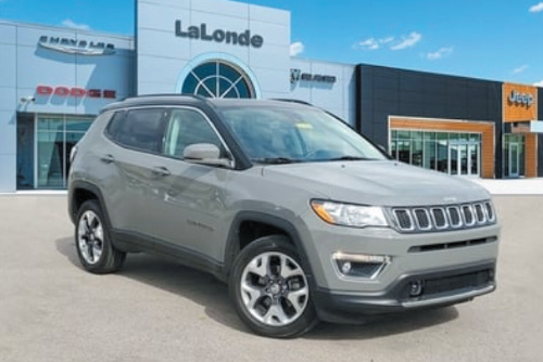 Certified 2021 Jeep Compass Limited $22,838